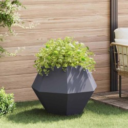 Jardinière Anthracite 75 x 75 x 60 cm Acier 553924553924