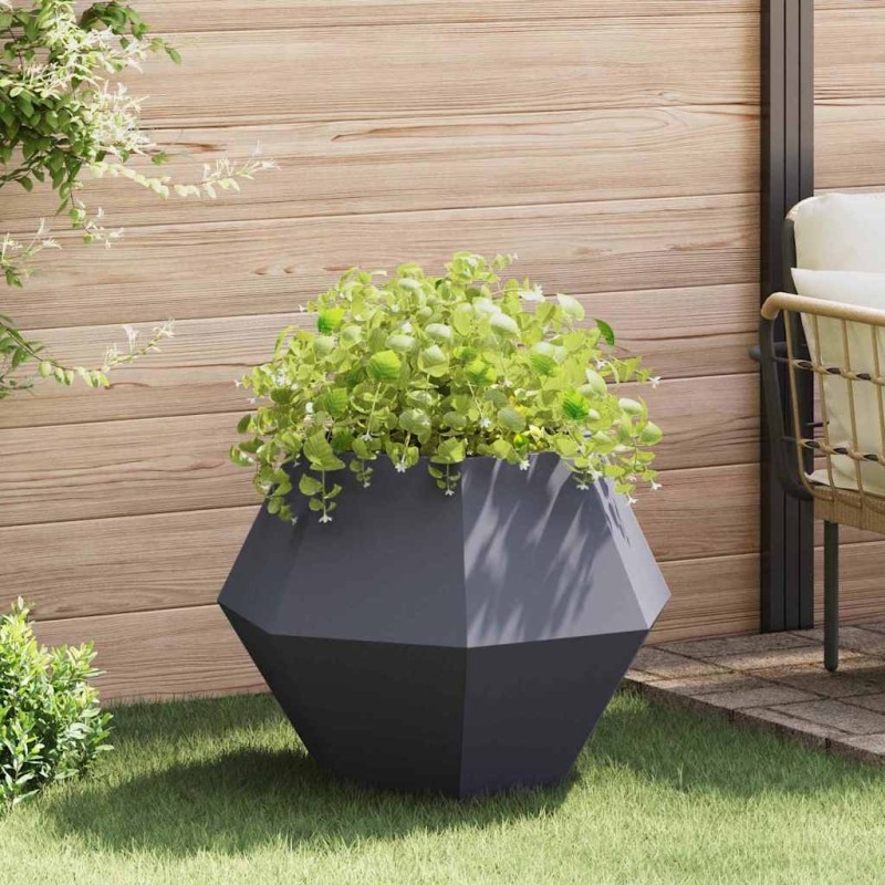 Jardinière Anthracite 75 x 75 x 60 cm Acier 553924553924