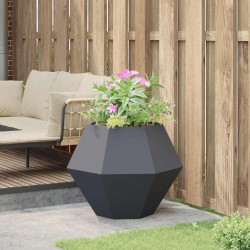 Jardinière Anthracite 75 x 75 x 60 cm Acier 553924553924