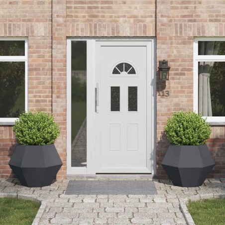 Jardinière 2 pcs Anthracite 75 x 75 x 60 cm Acier 553925553925