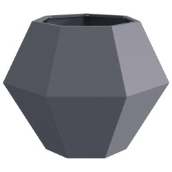 Jardinière 2 pcs Anthracite 75 x 75 x 60 cm Acier 553925553925