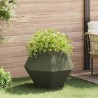 Jardinière Vert olive 75 x 75 x 60 cm Acier 553926553926