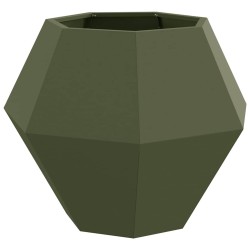 Jardinière Vert olive 75 x 75 x 60 cm Acier 553926553926