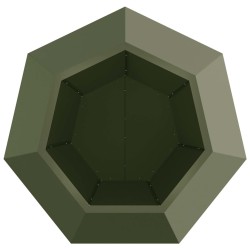 Jardinière Vert olive 75 x 75 x 60 cm Acier 553926553926