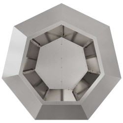 Jardinière Argent 75 x 75 x 60 cm Acier inoxydable 553928553928