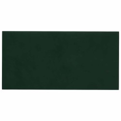 Tête de lit murale 12 pcs Vert foncé 30 x 15 cm Velours 553929553929