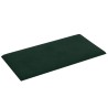 Tête de lit murale 12 pcs Vert foncé 30 x 15 cm Velours 553929553929