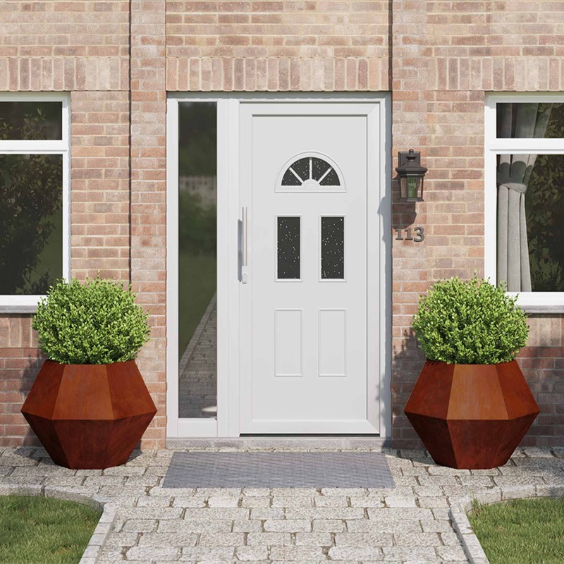 Jardinière 2 pcs Rouillé 75 x 75 x 60 cm 553938553938