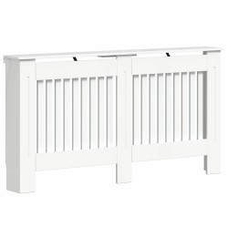 Cache-Radiateur Blanc brillant 152 x 19 x 81,5 cm 553939553939