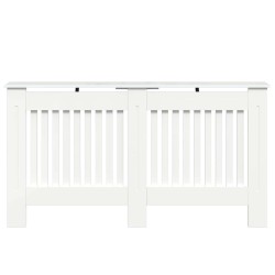 Cache-Radiateur Blanc brillant 152 x 19 x 81,5 cm 553939553939