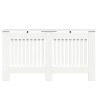 Cache-Radiateur Blanc brillant 152 x 19 x 81,5 cm 553939553939