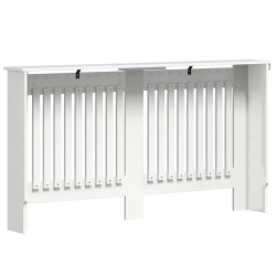 Cache-Radiateur Blanc brillant 152 x 19 x 81,5 cm 553939553939