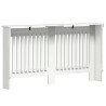 Cache-Radiateur Blanc brillant 152 x 19 x 81,5 cm 553939553939