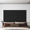 Tête de lit murale 12 pcs Noir 60 x 30 cm tissu 553940553940