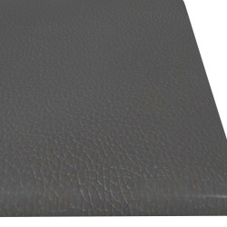 Tête de lit murale 12 pcs Gris 60 x 15 cm tissu 553941553941