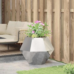 Jardinière Argent 75 x 75 x 60 cm Acier galvanisé 553945553945