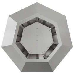 Jardinière Argent 50 x 50 x 40 cm Acier inoxydable 553946553946