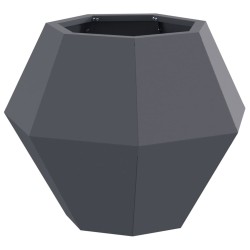Jardinière 2 pcs Anthracite 50 x 50 x 40 cm Acier 553947553947