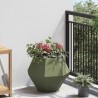 Jardinière Vert olive 50 x 50 x 40 cm Acier 553948553948