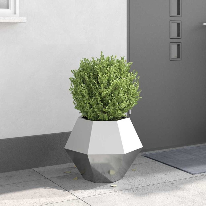 Jardinière Argent 50 x 50 x 40 cm Acier galvanisé 553951553951