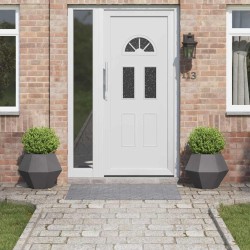 Jardinière 2 pcs Noir 50 x 50 x 40 cm Acier 553952553952