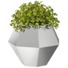 Jardinière 2 pcs Argent 50 x 50 x 40 cm Acier galvanisé 553953553953