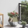 Jardinière 2 pcs Argent 50 x 50 x 40 cm Acier galvanisé 553953553953