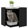 Enceinte pour bac à litière pour chat Chêne noir 553959553959