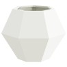 Jardinière 2 pcs Blanc 50 x 50 x 40 cm Acier 553960553960