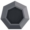 Jardinière Anthracite 50 x 50 x 40 cm Acier 553963553963