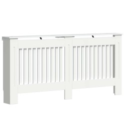 Cache-Radiateur Blanc brillant 172 x 19 x 81,5 cm 553965553965
