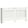 Cache-Radiateur Blanc brillant 172 x 19 x 81,5 cm 553965553965