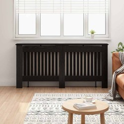 Cache-Radiateur Chêne noir 172 x 19 x 81,5 cm Bois d'ingénierie 553969553969
