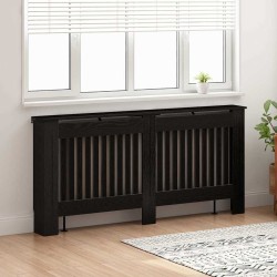 Cache-Radiateur Chêne noir 172 x 19 x 81,5 cm Bois d'ingénierie 553969553969