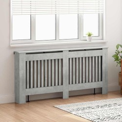 Cache-Radiateur Gris béton 172 x 19 x 81,5 cm Bois d'ingénierie 553972553972
