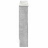 Cache-Radiateur Gris béton 172 x 19 x 81,5 cm Bois d'ingénierie 553972553972