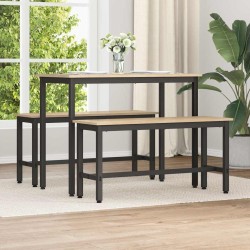 Banc de salle à manger 2 pcs Chêne Sonoma 100 x 32,5 x 48,5 cm 553977553977