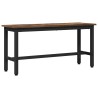Banc de salle à manger 2 pcs Chêne fumé 100 x 32,5 x 48,5 cm 553978553978