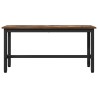 Banc de salle à manger 2 pcs Chêne fumé 100 x 32,5 x 48,5 cm 553978553978