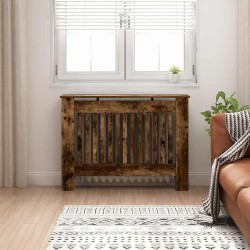 Cache-Radiateur Chêne fumé 112 x 19 x 81,5 cm Bois d'ingénierie 553979553979
