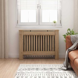 Cache-Radiateur Chêne artisanal 112 x 19 x 81,5 cm 553981553981