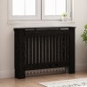 Cache-Radiateur Chêne noir 112 x 19 x 81,5 cm Bois d'ingénierie 553982553982