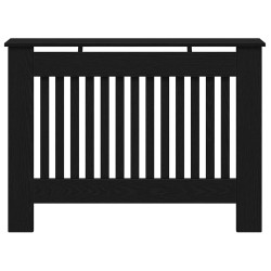 Cache-Radiateur Chêne noir 112 x 19 x 81,5 cm Bois d'ingénierie 553982553982