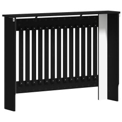 Cache-Radiateur Chêne noir 112 x 19 x 81,5 cm Bois d'ingénierie 553982553982
