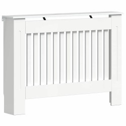 Cache-Radiateur Blanc brillant 112 x 19 x 81,5 cm 553983553983
