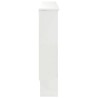 Cache-Radiateur Blanc brillant 112 x 19 x 81,5 cm 553983553983