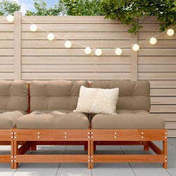 Sofa de jardin milieu Pin massif Brun Ciré 124 x 62 x 70,5 cm 554000554000