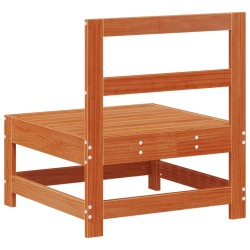 Sofa de jardin milieu Pin massif Brun Ciré 124 x 62 x 70,5 cm 554000554000