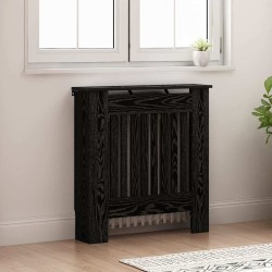 Cache-Radiateur Chêne noir 78 x 19 x 81,5 cm Bois d'ingénierie 554020554020