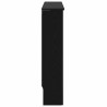 Cache-Radiateur Chêne noir 78 x 19 x 81,5 cm Bois d'ingénierie 554020554020